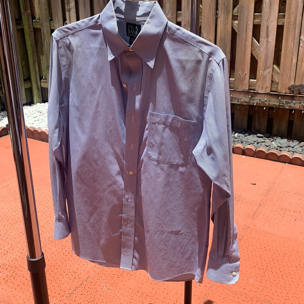 Long sleeved button down Jos A Bank Shirt.
